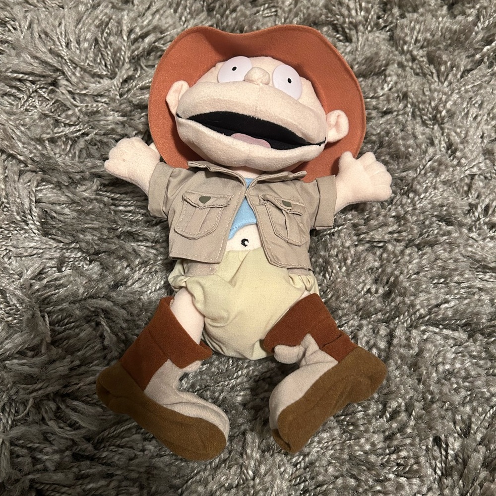 Vintage 1998 The Rugrats Movie Tommy Pickles Plush Safari ￼